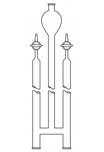 Hoffman Voltameter, Ungraduated (glass parts only) Hoffman Voltameter, Ungraduated (glass parts only)